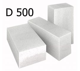 Газобетонные/Газосиликатные блоки D 500