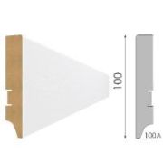 Напольный Плинтус МДФ STELLA 100A Белый